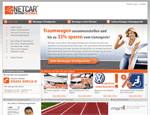 Tablet Screenshot of netcar.de